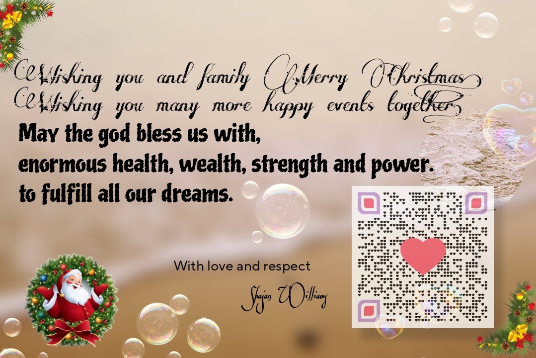 ShajanWilliams's tweet photo. #greetings #MerryChristmas #Christmas https://t.co/qj8u6vy0Cf