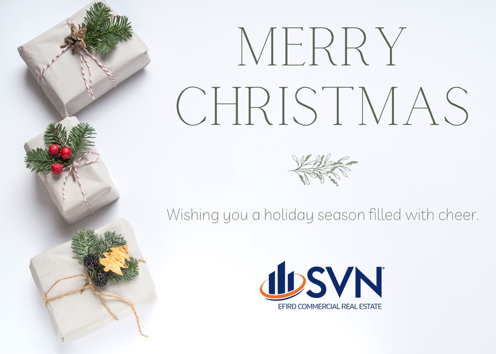 SVN | Efird Commercial Real Estate wishes everyone a very Merry Christmas!
#svndifference #CRE #commercialrealestate #commercialrealestatebrokers #ilm #Christmas