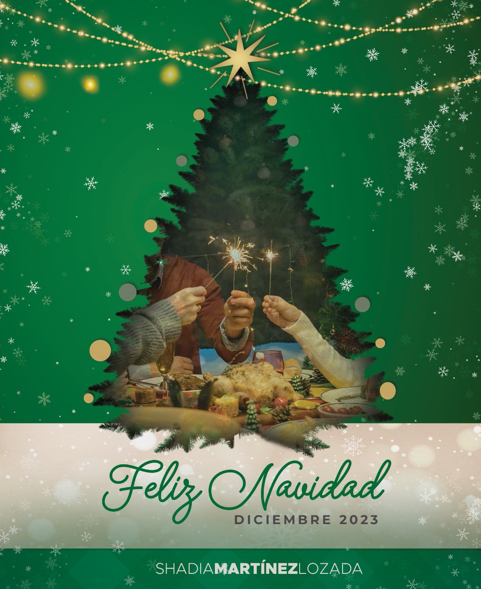 Shadia_Mtz's tweet photo. 🎄La Navidad está marcada por la emoción, la alegría y la impaciencia de la llegada de los regalos. No olvidemos que es, sin duda, el mejor momento para reencontrarse y estar con la familia y amigos. 

¡Feliz Navidad! 🎄🌟

#TrabajoDeCorazón 🫶🏼 https://t.co/kBaQBzgID8