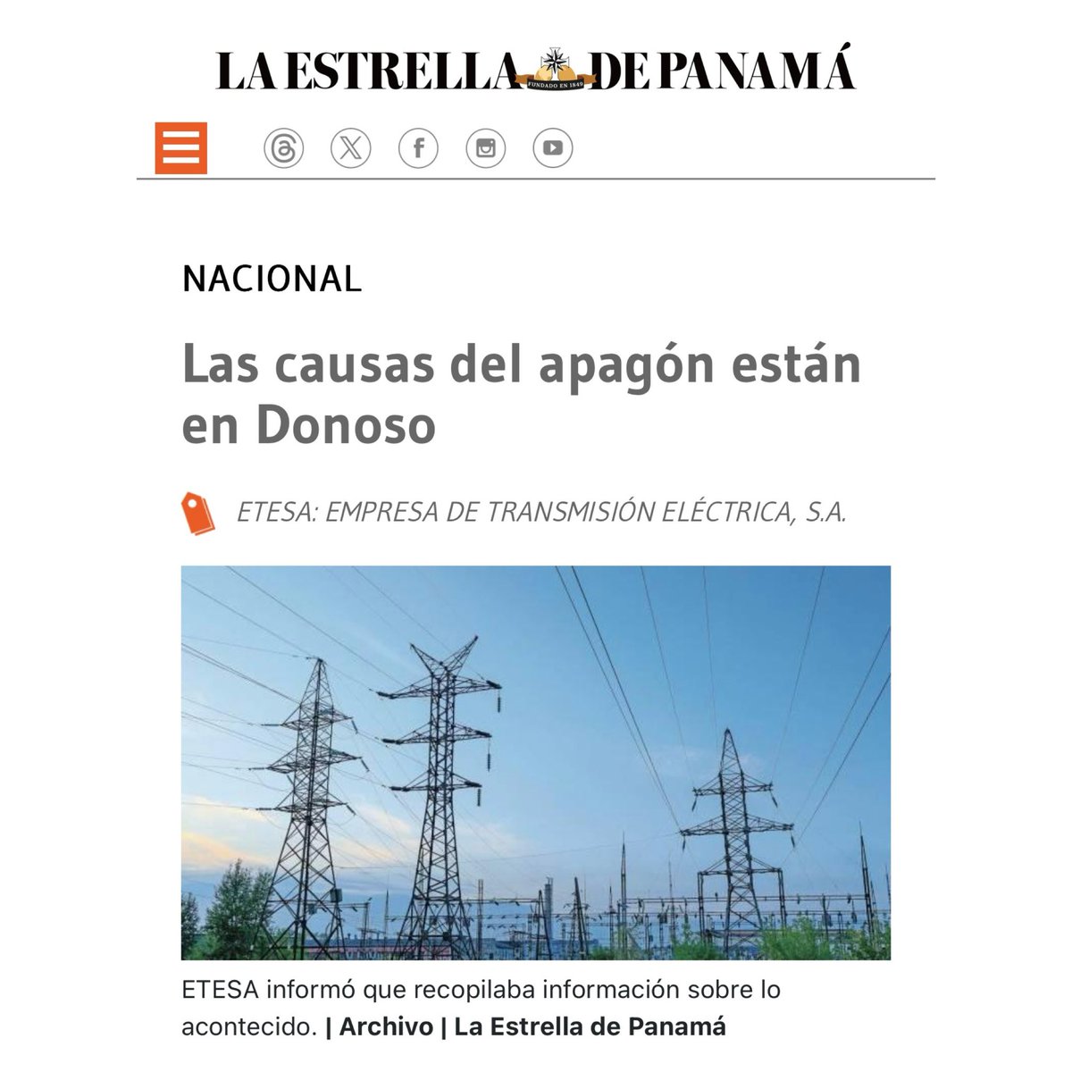 ZulayRL's tweet photo. Se ha confirmado lo que muchos sospechaban: el apagón fue causado por Minera Panamá. A pesar de insistir en que no están operando, se conectaron a la red eléctrica nacional y sobrecargaron el sistema, dejando a gran parte de Panamá sin luz el 24 de diciembre. Ahora, la pregunta que todos nos hacemos es: ¿Asumirán la responsabilidad y compensarán los daños? ¿Exigirá el gobierno que rindan cuentas? Lo que sí queda claro es que estos señores están utilizando la excusa del daño ambiental para que los dejen operar y seguir saqueando nuestro territorio.