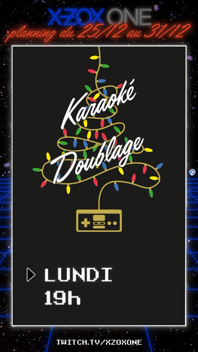 Ce soir je m'essaie au #doublage. Pas sûr du concept...
Et après on chante 🎵🎶🎵
▶️ twitch.tv/xzoxone 🧚
<a href="/TwitchFR/">Twitch FR</a> #twitch  #streamer