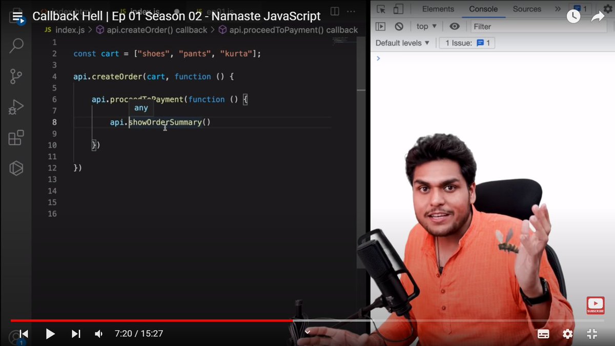 ArinMandal's tweet image. Just rewatching Callback Hell with Akshay Sir and Honey Bee 🍯🐝🎬! 🚀
#NamasteJavaScript #100daysofcoding #webdev