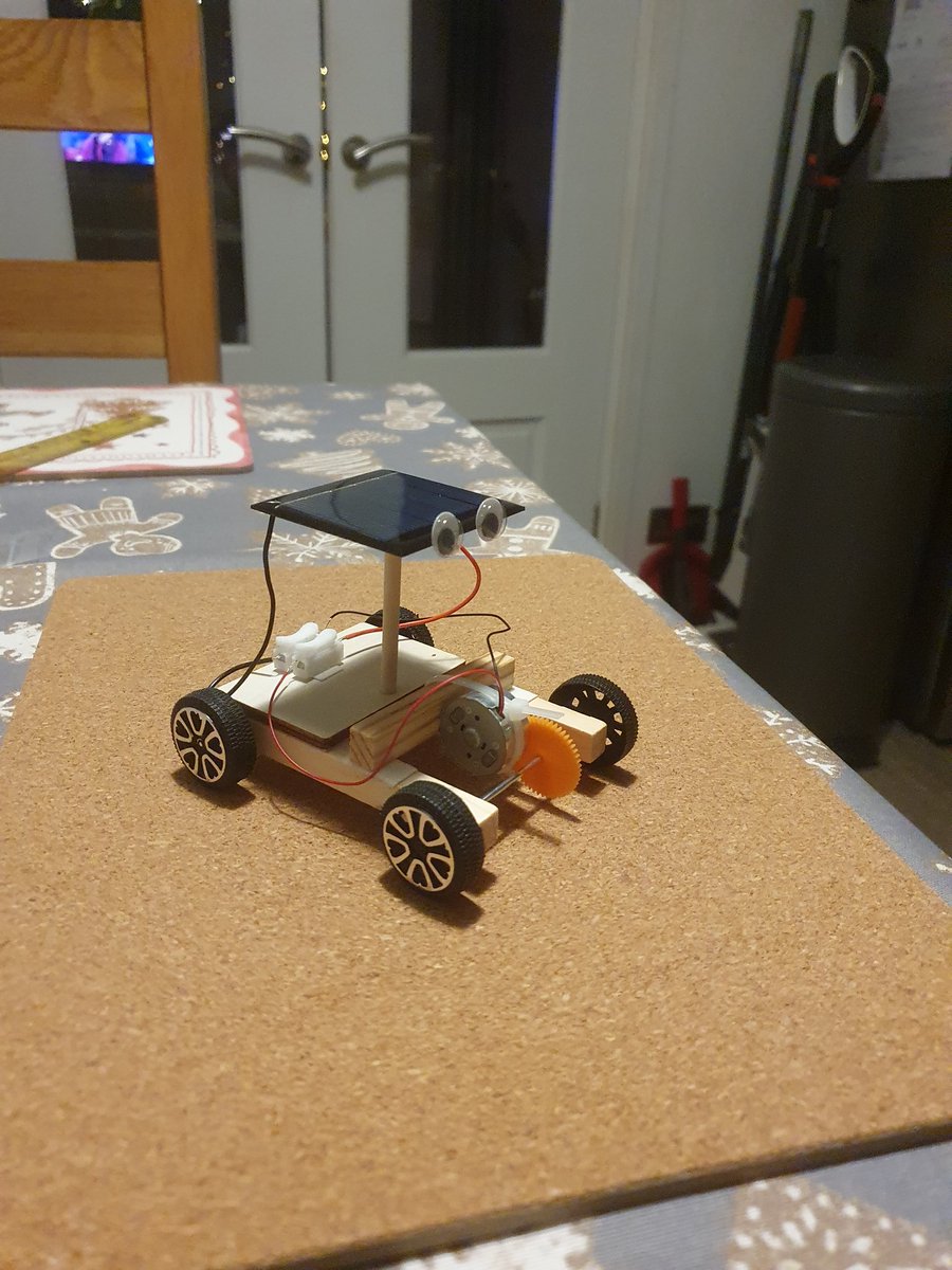 Finley has completed his D&amp;T award project - just need the sun to shine tomorrow and it will off 😀