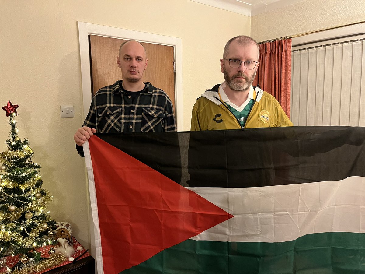 This Christmas we say we will stand with the Palestinian people, today, tomorrow, always.