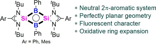 Boron-Chem-Research (@boron_chemistry) on Twitter photo Isolation of Fluorescent 2π-Aromatic 1,3-Disiladiboretenes (<a href="/J_A_C_S/">J. Am. Chem. Soc.</a>): pubs.acs.org/doi/10.1021/ja…. Isolation of Fluorescent 2π-Aromatic 1,3-Disiladiboretenes (<a href="/J_A_C_S/">J. Am. Chem. Soc.</a>): pubs.acs.org/doi/10.1021/ja….