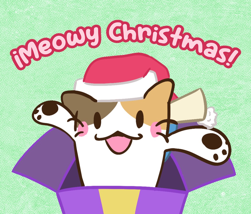 🎄🎁 Wishing you a meowy christmas and a purrfect new year 🎁🎄