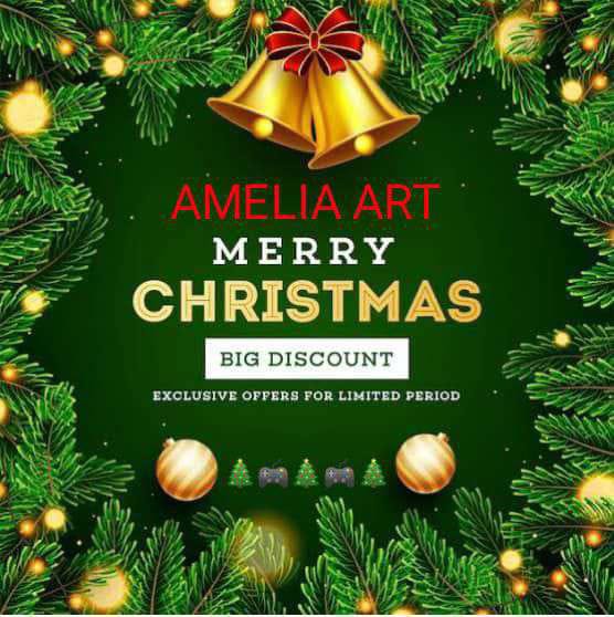 Big event🎄🎄🎁🎁
Bigger happiness 
Biggest Discounts
Get amazing Arts stuff in no time, 
Share your ideas and get your creativity drawn by us!!!!
DM for details
Merry Christmas everyone🥳
 #commission #artwork #grateful #VTuberEN #Vtubers #twitchaffiliate #twitch #commisionopen