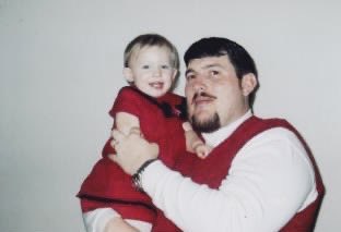 Me and the youngest about 16 years ago or so… #ChristmasMemories