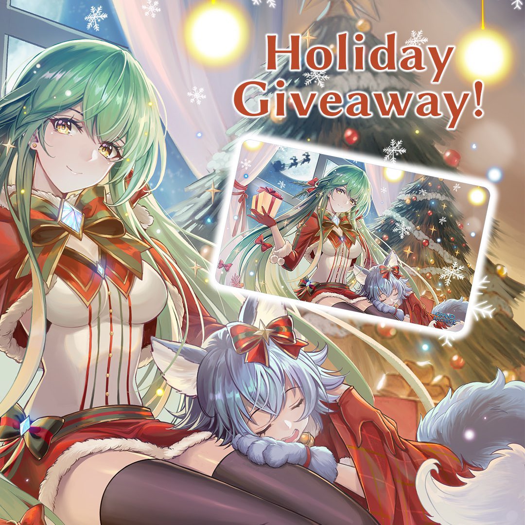 Happy Holidays Grand Archive Community! As a special gift for the holidays, we are giving away 50 Lorraine, Festive Night playmats. Check out the below link for how to enter and additional chances to win!
gleam.io/qXKOI/grand-ar…