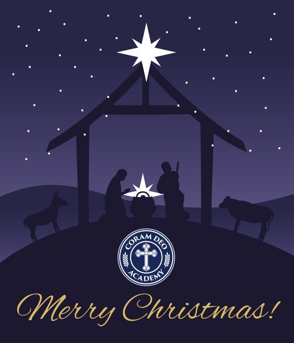 When our founders opened CDA 25 years ago, their goal was to create a collaborative school community that honored Coram Deo, Latin for "in the presence of God." Our monthly 25th email lands on the day we celebrate Christ Jesus, "Emmanuel" or "God with us!" Matt. 1:22-23