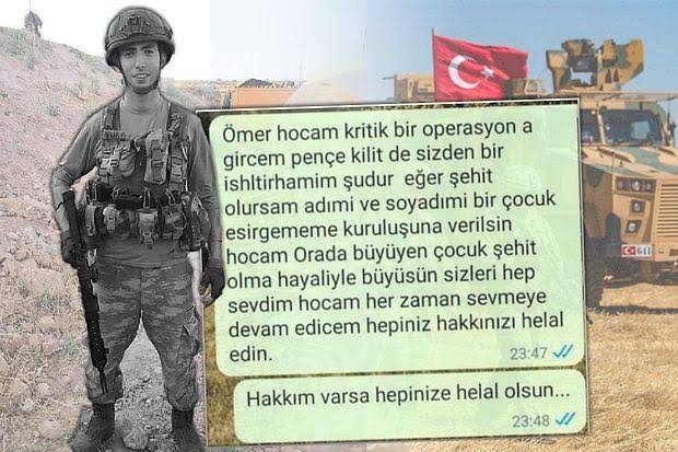 Bu vefa bu emek boşa değil
Şehitlerin Vasiyeti var

Gündelik hayatta hatırlamıyoruz bari Şehit düştüklerinde Unutmayalım

Şehitlerin vasiyeti var
Uzman Çavuşlar mesleki güvence bekliyor 
<a href="/RTErdogan/">Recep Tayyip Erdoğan</a>
<a href="/alitilkici38/">Ali Tilkici 🇹🇷</a>
#CennetteVarKadrodaYok