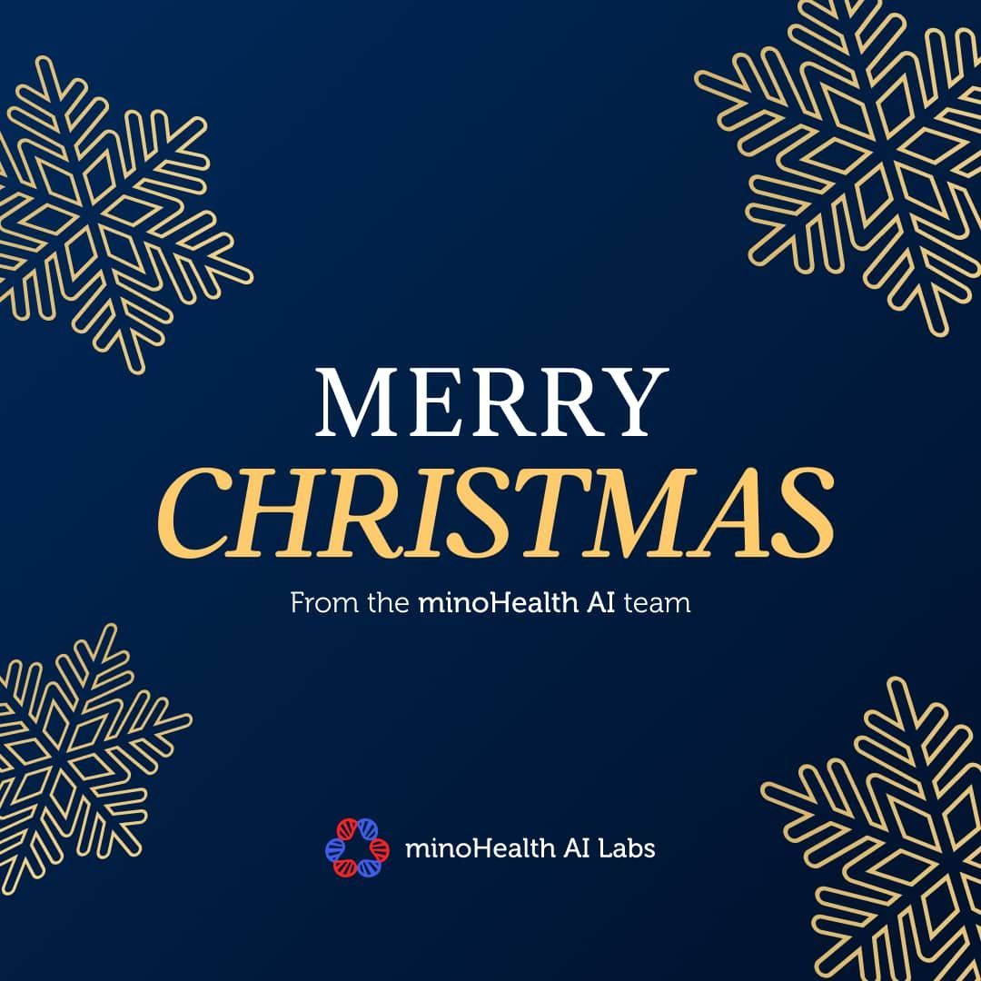 minoHealth's tweet photo. Wishing you a Merry Christmas and a joyful holiday season from all of us at MinoHealth. We hope you have a happy life!
#MinoHealth #AIInHealthcare #HealthTech #InnovationInHealth https://t.co/Hq4cfnJG7F