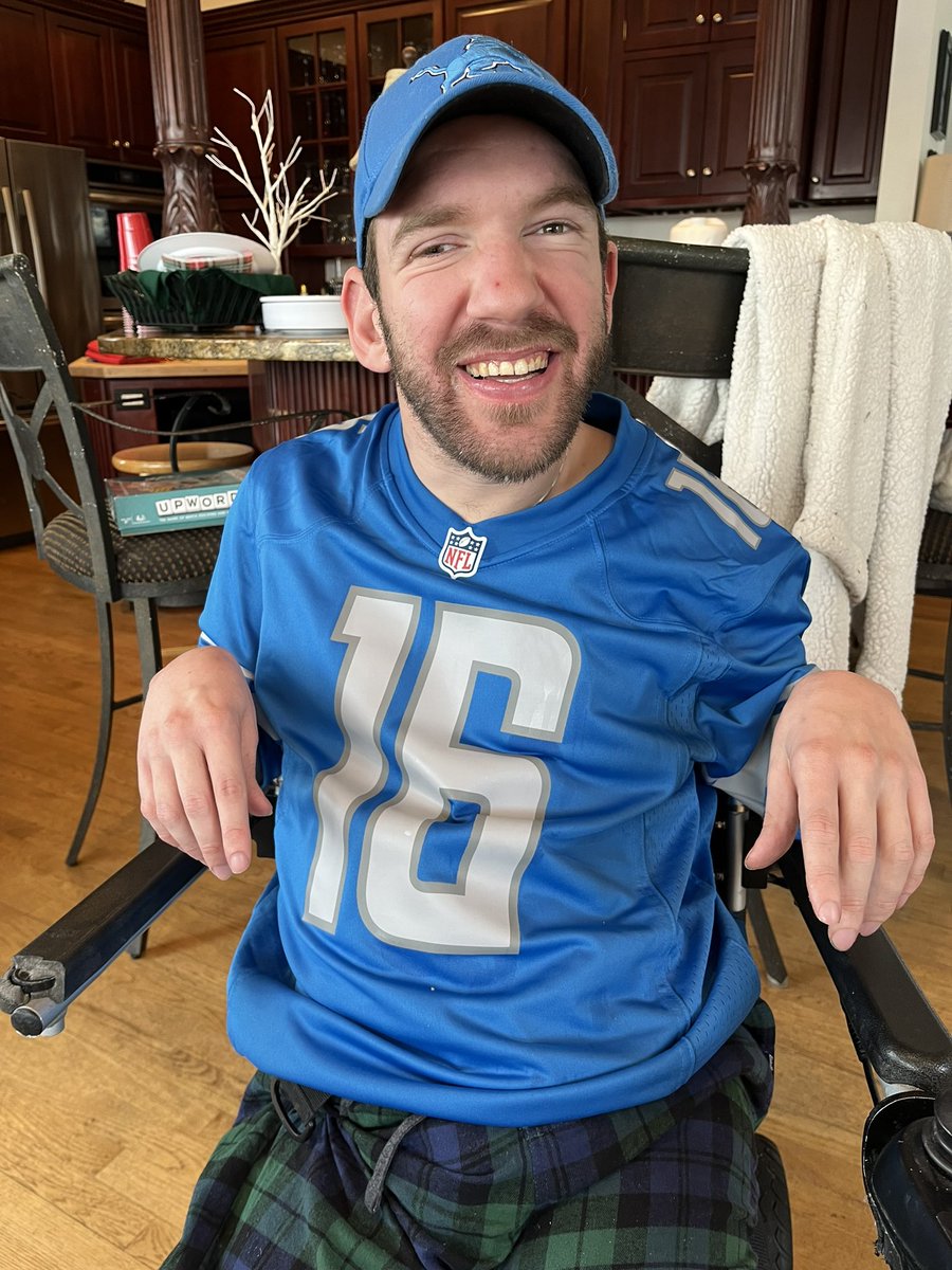 Santa worked his butt Goff this year! Thanks for the North big guy!! @Lions #Champs