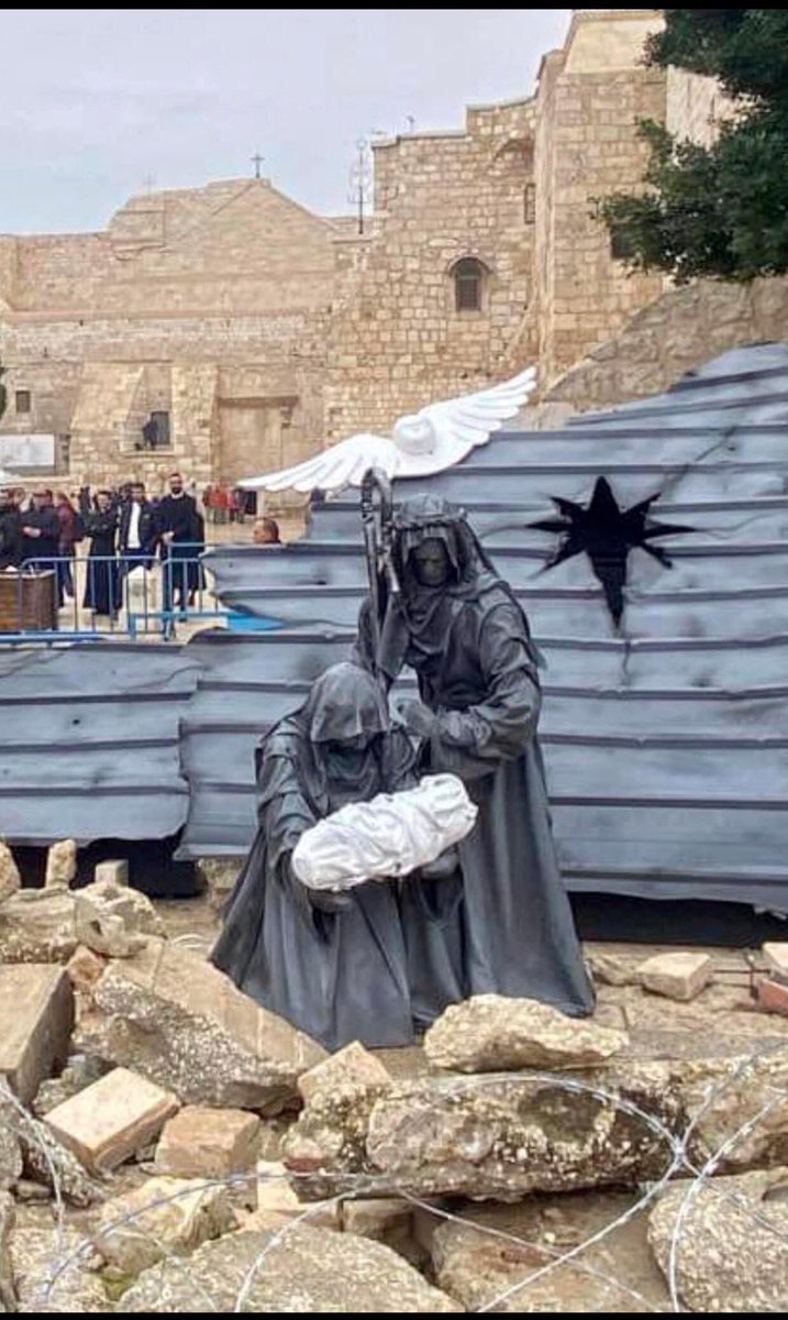 Pray for every child. Pray for peace. Away in a manger, no crib for a bed, the little Lord Jesus had no safe place to lay His sweet head. Manger square/nativity church, Bethlehem, Palestine 2023.