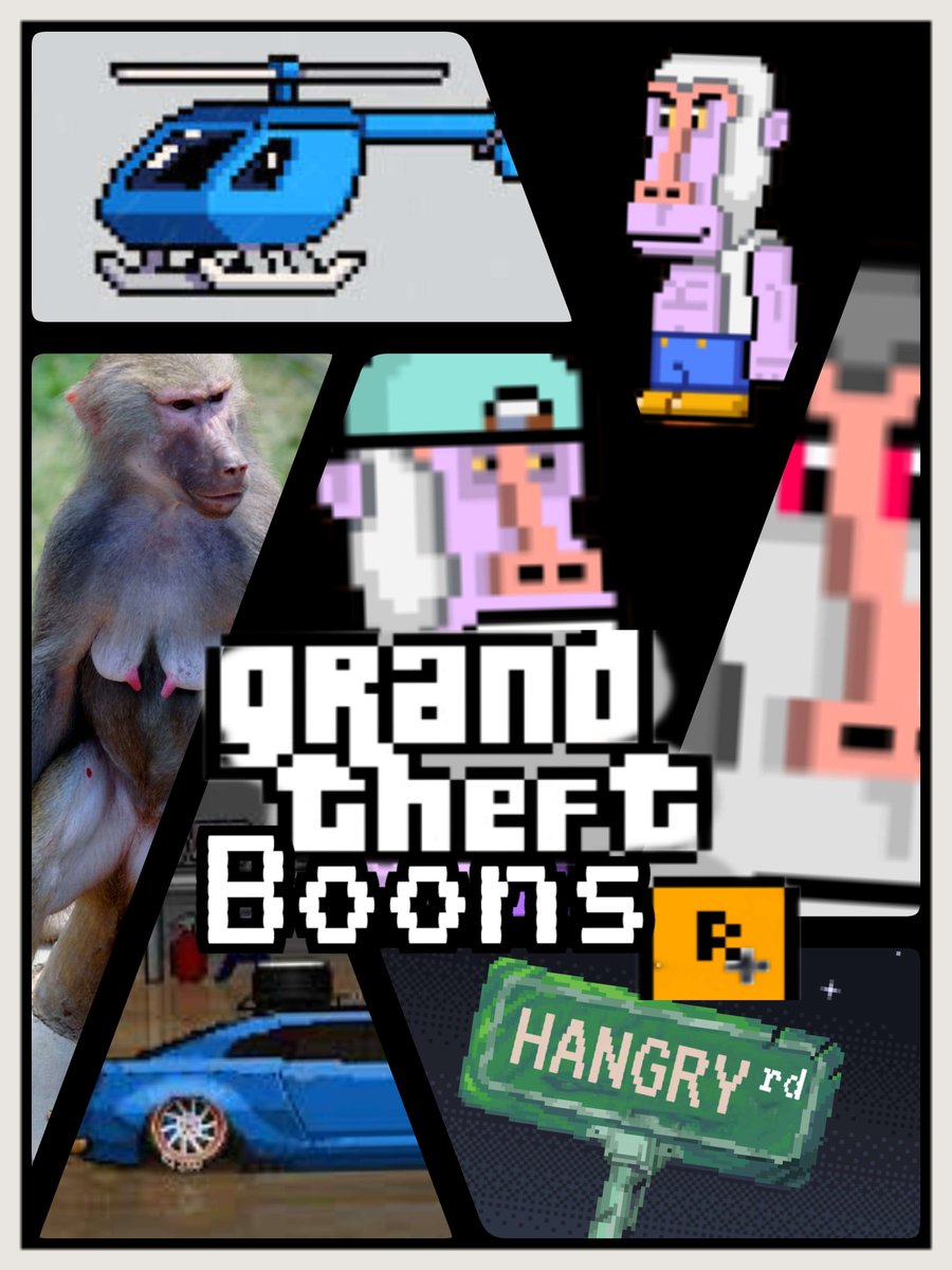 Grand Theft Boonin.. coming soon to a store near you...  
#HCBC <a href="/HangryBarboons/">HANGRY BARBOONS</a>