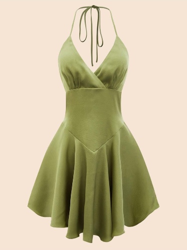 DarlingJelly's tweet photo. I just received SHEIN EZwear-F Plus Tie Backless Halter Satin Dress from clover 🦋 via Throne. Thank you! https://t.co/GYySuBw3rH #Wishlist #Throne https://t.co/PHfHEl95NH