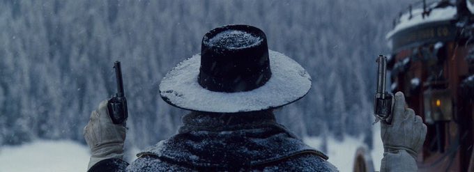 TheCinesthetic's tweet photo. Quentin Tarantino’s The Hateful Eight was released 8 years ago today. https://t.co/Bmow1jP2xO