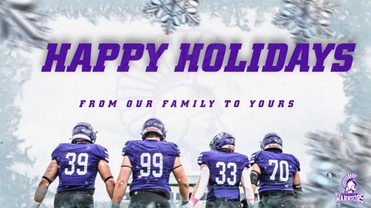 Thank you <a href="/TrevorOlson62/">Trevor Olson</a> for the holiday wishes! <a href="/WinonaState_FB/">Winona State Football</a>