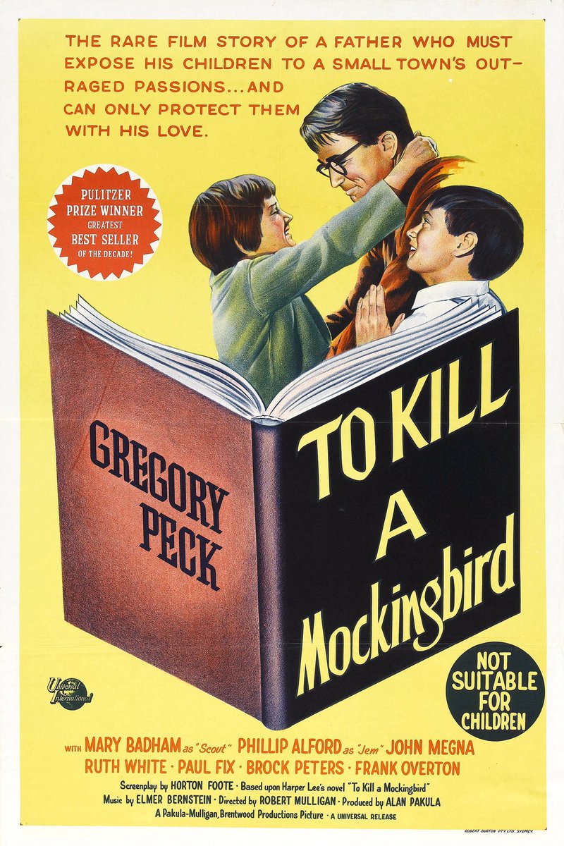 FilmNewsNos's tweet photo. 🎬MOVIE HISTORY: 61 years ago today December 25, 1962 the movie ‘To Kill A Mockingbird’ opened in theaters!

#GregoryPeck #MaryBadham #PhillipAlford #JohnMegna #FrankOverton #RosemaryMurphy #RuthWhite #BrockPeters #EstelleEvans #PaulFix #AliceGhostley #RobertDuvall #WilliamWindom https://t.co/7NqlDvWPoZ