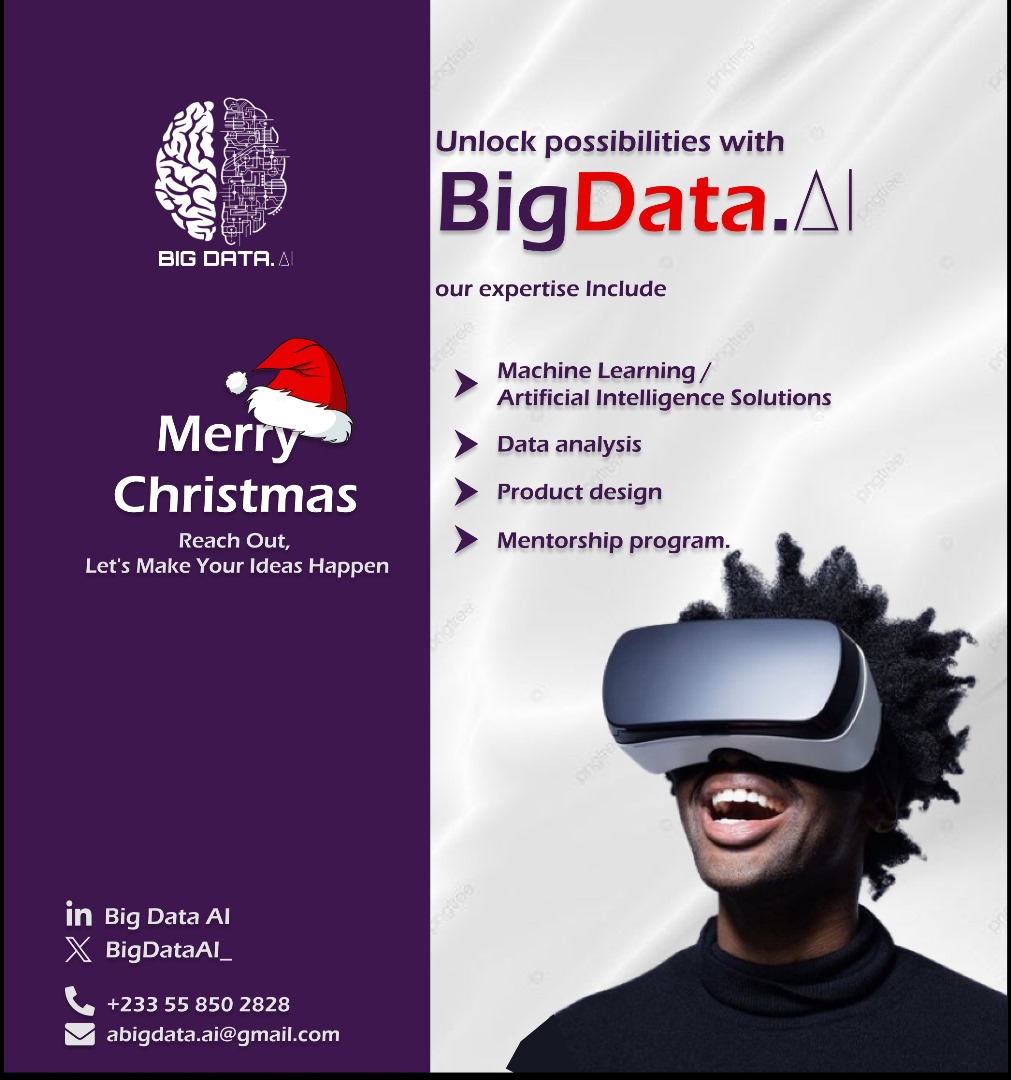 BigDataAI_'s tweet image. 🎄🎅 Sending warm Christmas wishes to you! May this holiday season bring you joy, inspiration, and a well-deserved break from coding. Remember to take some time to relax and celebrate with your loved ones. Merry Christmas and happy coding! 🎉🎁🎉
#bigData.AI  #TheWorldofData