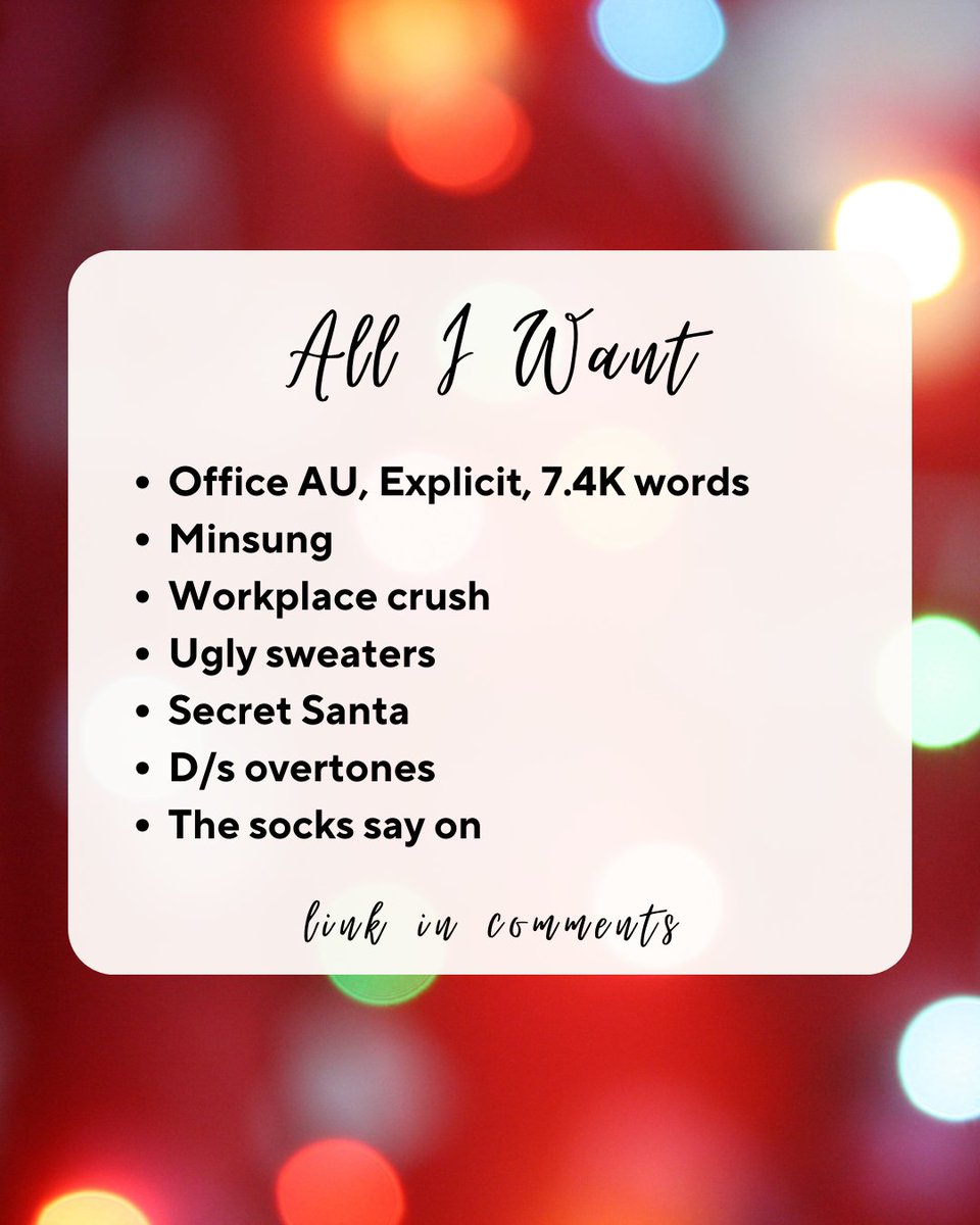 bysevenbyseven's tweet image. happy merry, y'all!