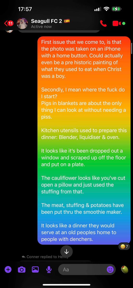 The worst Christmas dinner of 2023 goes to none other then Tyler Hall with this absolute howler.

I’ll let <a href="/OwenHalyy/">🦉</a> tell you why.

Merry Christmas #UTG