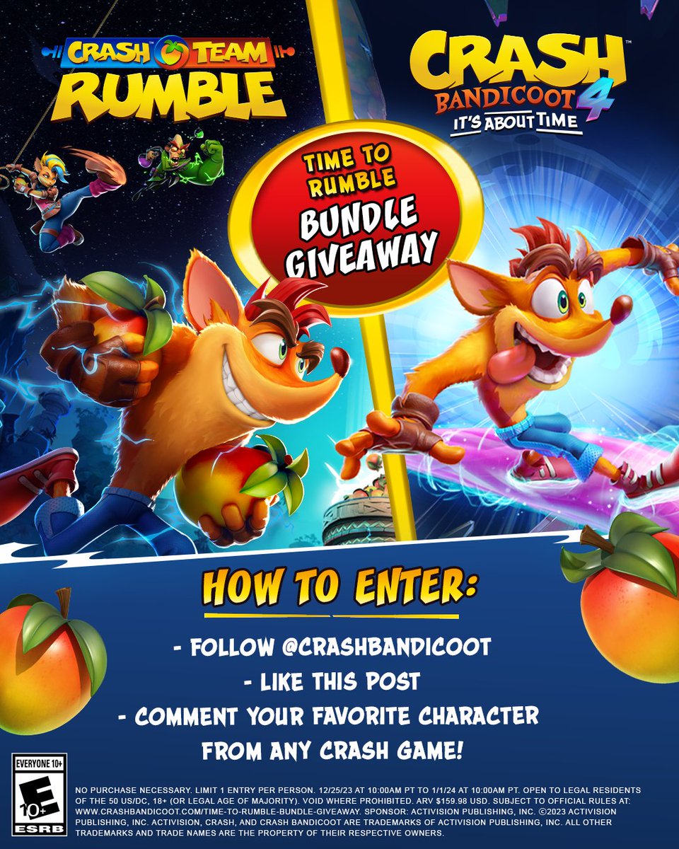 Crash Bandicoot tweet media