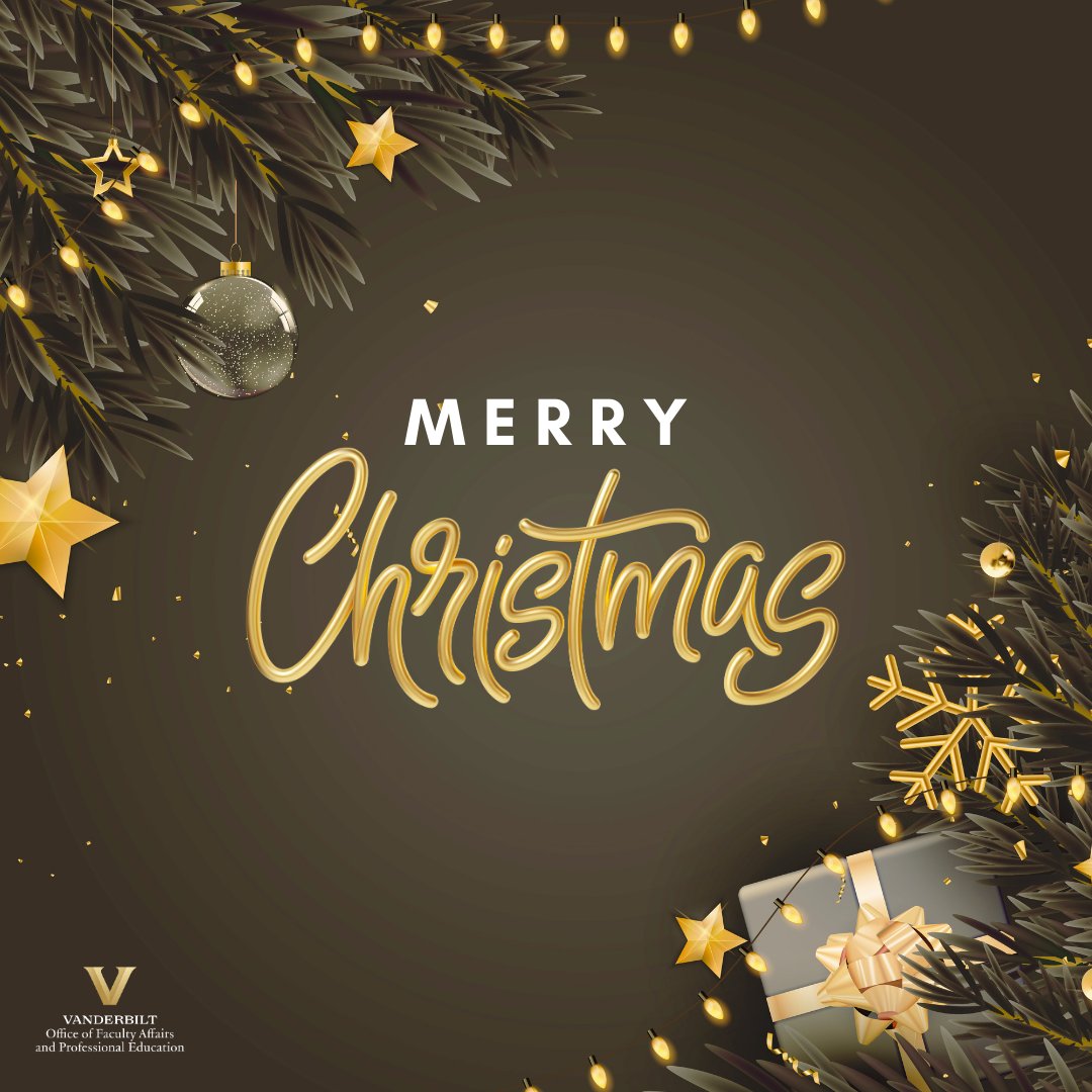 Merry Christmas! #VUFaculty