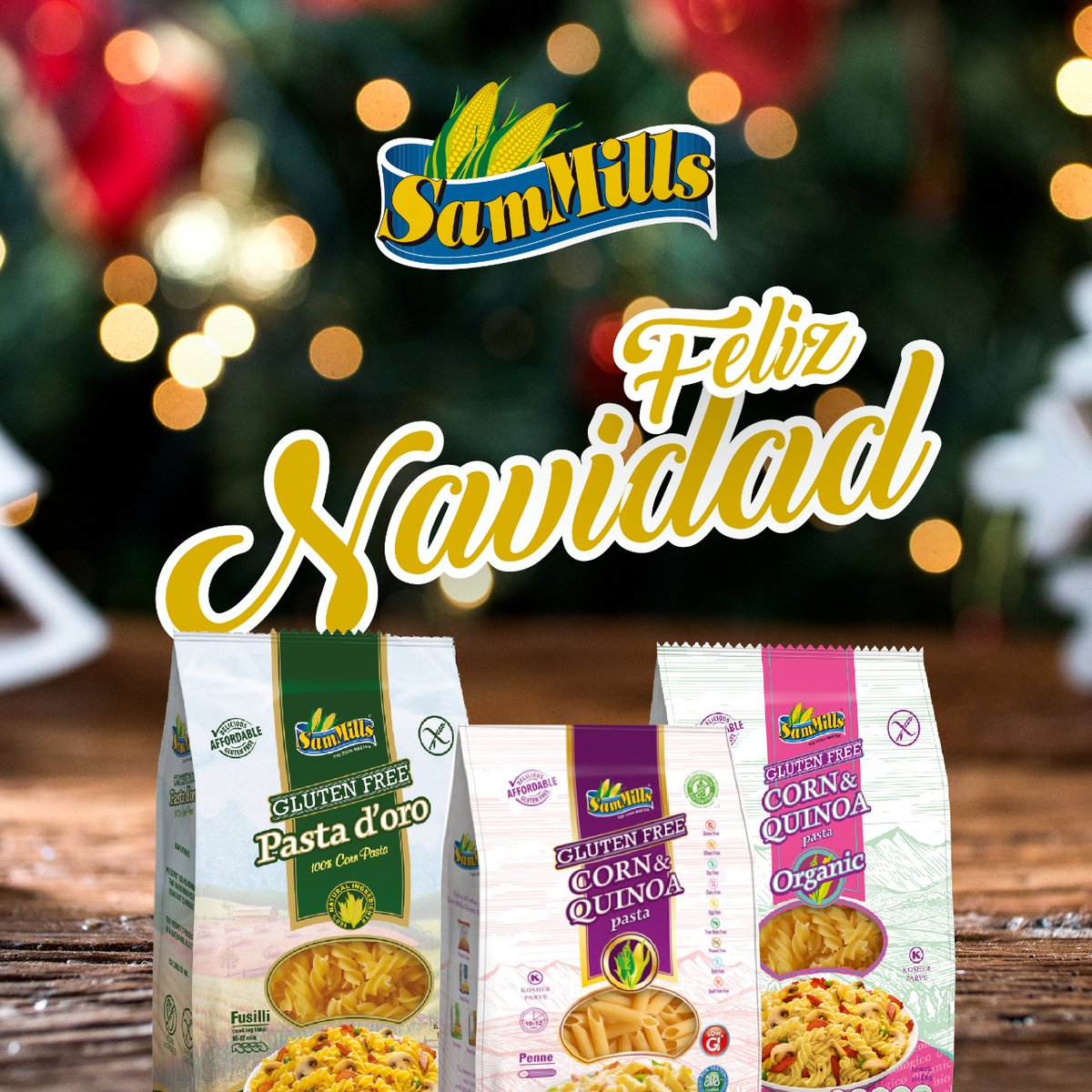 mercontrol's tweet image. ¿Una Navidad Sam Mills? 
Una llena de grandes momentos, buen sabor y nada de gluten 💛