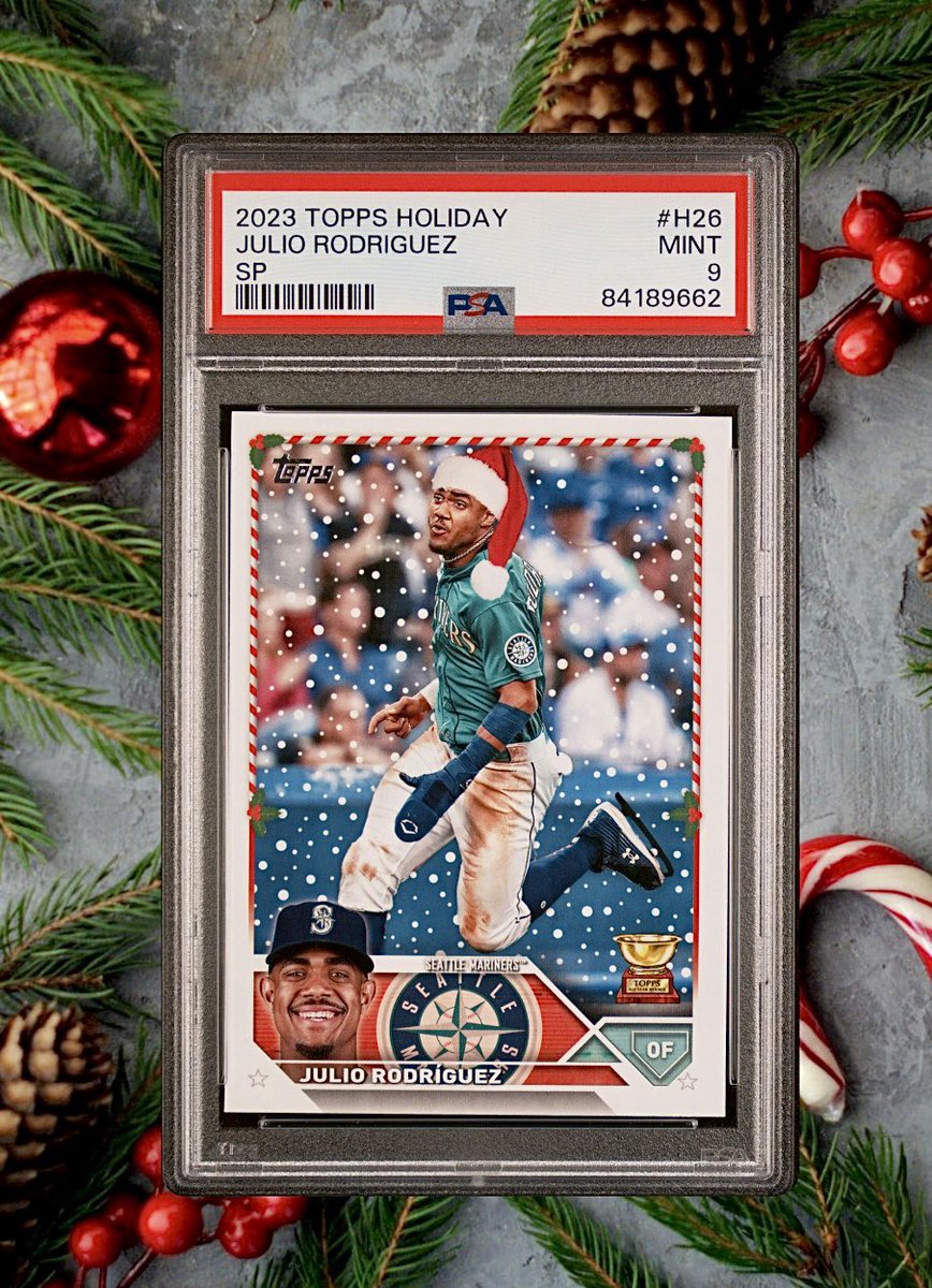 certifiedcards's tweet image. Merry Christmas!

Let’s do a fun giveaway.

Simply LIKE this tweet to be entered to win this Julio Rodriguez Holiday Short Print Card!

Additional entry for a retweet. 

Winner will be announced TOMORROW at 5pm PST.