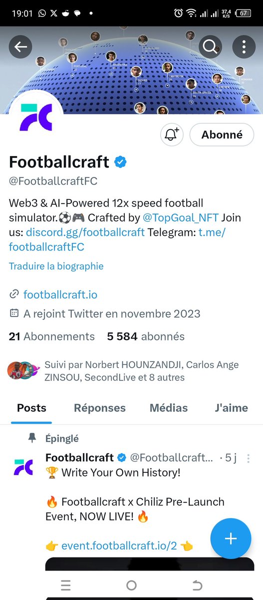 ChelbyMichael's tweet photo. @FootballcraftFC #FCDrop
Thank you immensely for offering this fantastic chance for participation in the giveaway.
Your generosity is sincerely appreciated! ❤️❤️
Good Luck everyone
Tags
@Boa_Noble
@lemabtc
@xinbtc
@Serge_Otaku
@SylasAtindehou
@RoJyem https://t.co/ETCUIfCWb3