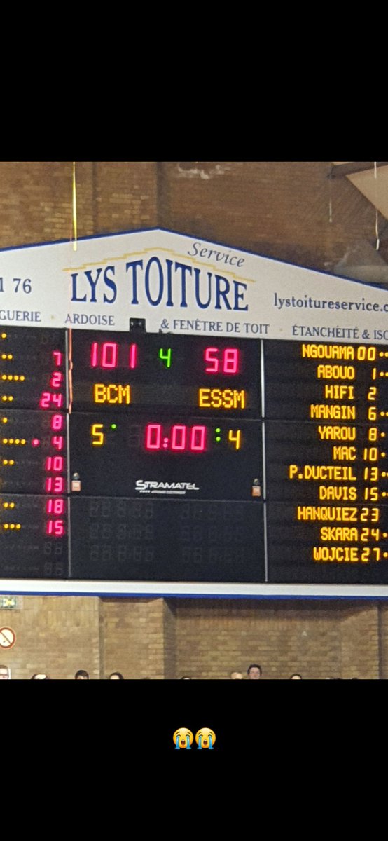 lfram62's tweet photo. J'aurais vu dans cette salle une des plus belles victoires de l'ESSM et à la fois une des pires défaites contre nos voisins gravelinois. Force à vous 🙏 @BCMBasket #Sportica #BCM #ESSM #Opalico https://t.co/BDJiSvfxmU