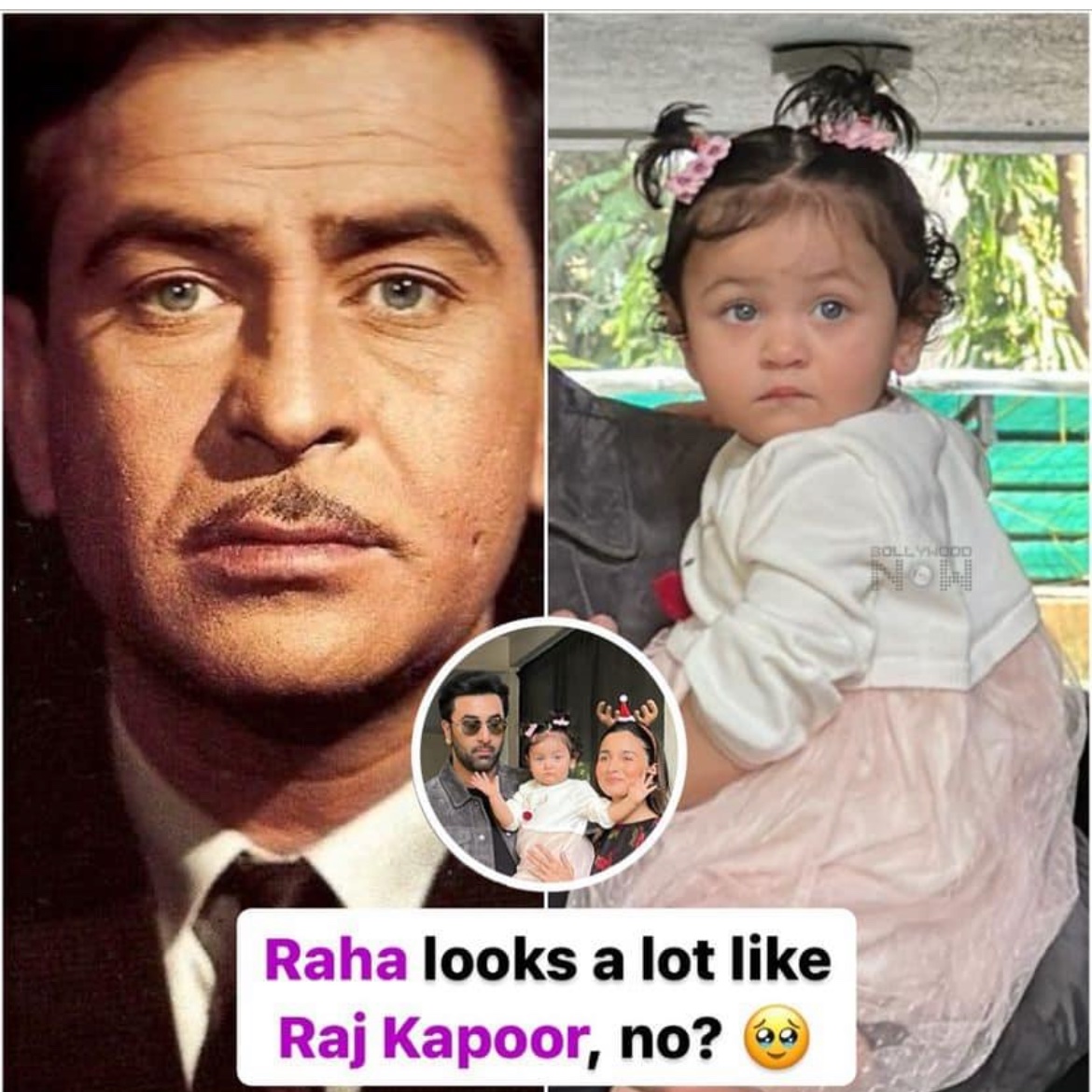 Dunno why but this made me a bit teary eyed today! What a legacy she is born into. 🥰😻
#RajKapoor #RahaKapoor #FilmBuff