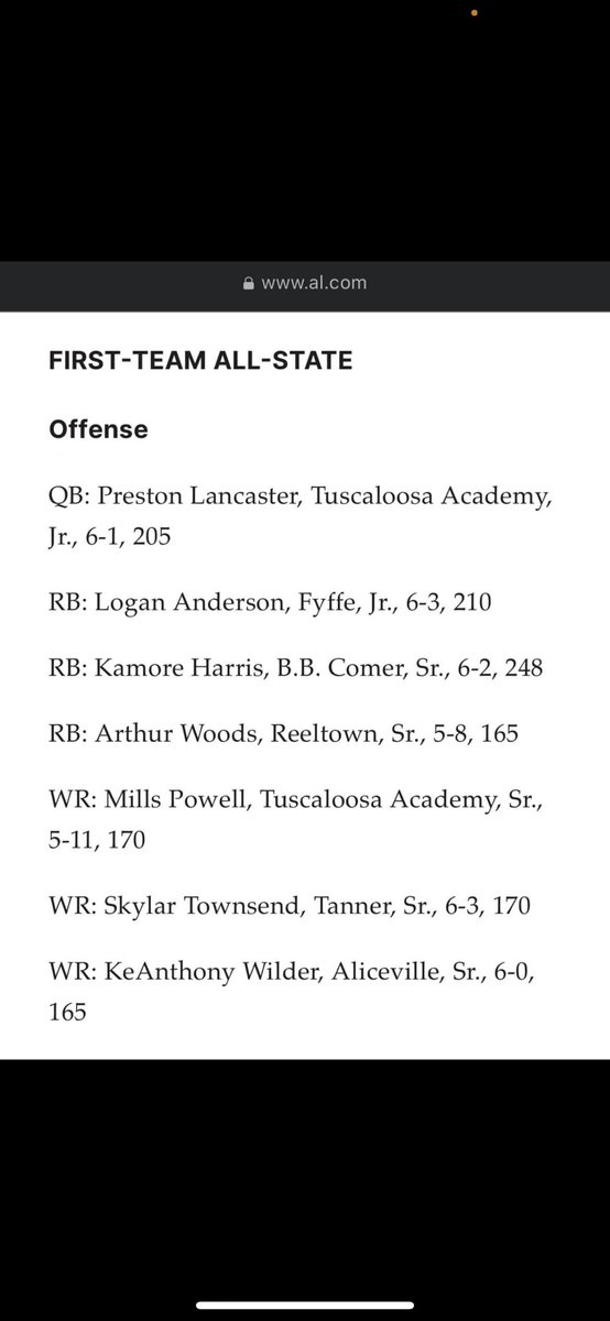 BLESS TO BE 1ST TEAM ALL STATE🌟