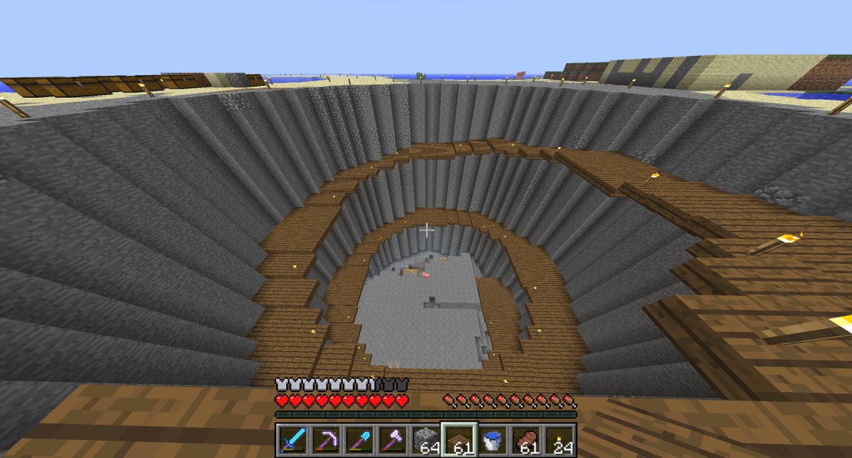 Kiwi_ElPanda's tweet photo. Finalizada la escalera de la base técnica.
#Minecraft Java 1.3.2 https://t.co/IH6yXc8AOp