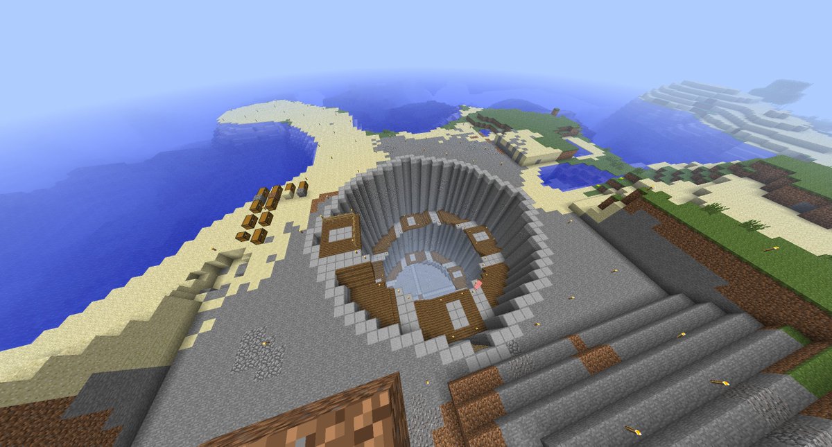 Kiwi_ElPanda's tweet photo. Finalizada la escalera de la base técnica.
#Minecraft Java 1.3.2 https://t.co/IH6yXc8AOp