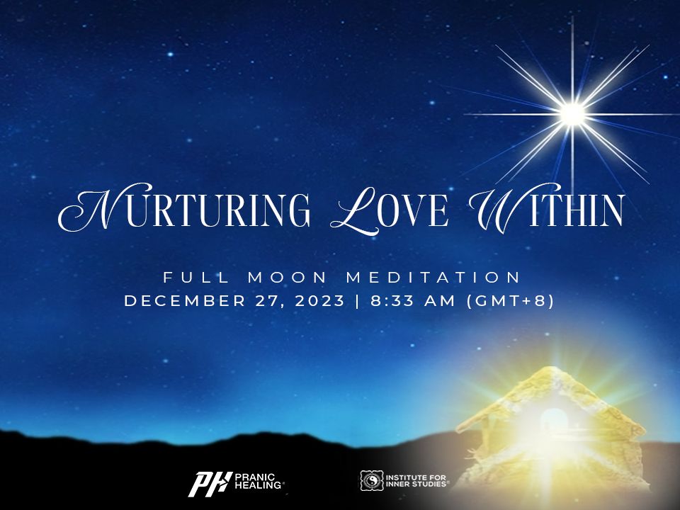globalpranichealing.com/featured-event… 

Let us celebrate the Full Moon in December 2023 with a view towards Nurturing Love Within. 
This full moon, we focus inward on the heart of our spiritual practice—loving-kindness and forgiveness. 

Date: December 27, 2023
Time:  8:33 AM GMT+8