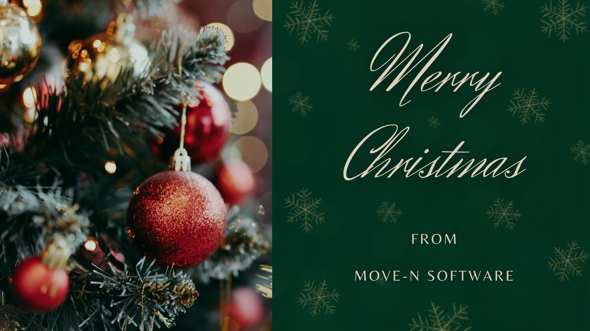 Wishing you a very Merry Christmas from all of us at Move-N Software!