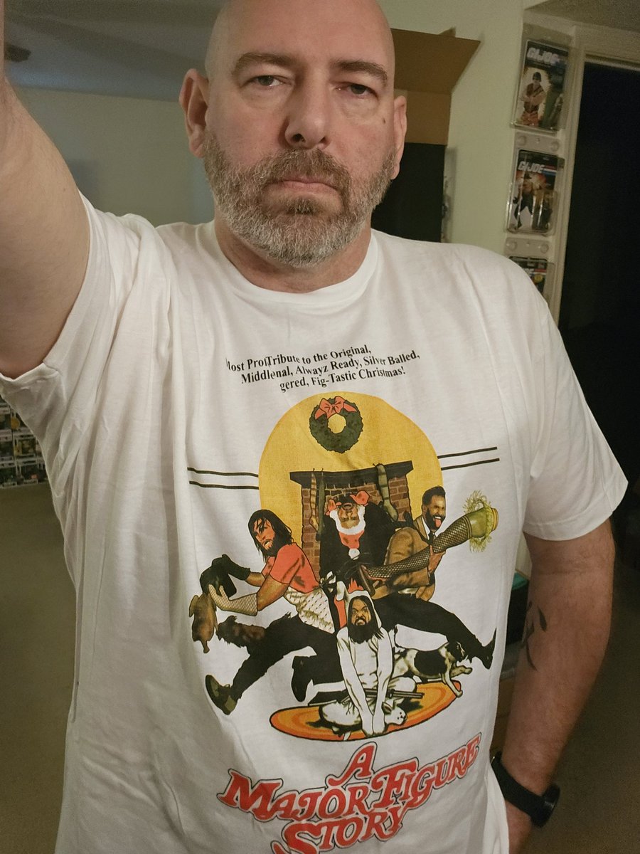 Perfect day to wear my Major Wrestling Figure Podcast <a href="/MajorWFPod/">The Major Wrestling Figure Podcast</a> Christmas Story inspired shirt 
<a href="/TheMattCardona/">Matt Cardona</a> <a href="/Myers_Wrestling/">Brian Myers</a> @DylanPostl <a href="/MarkSterlingEsq/">“Smart” Mark Sterling, Esq.</a>