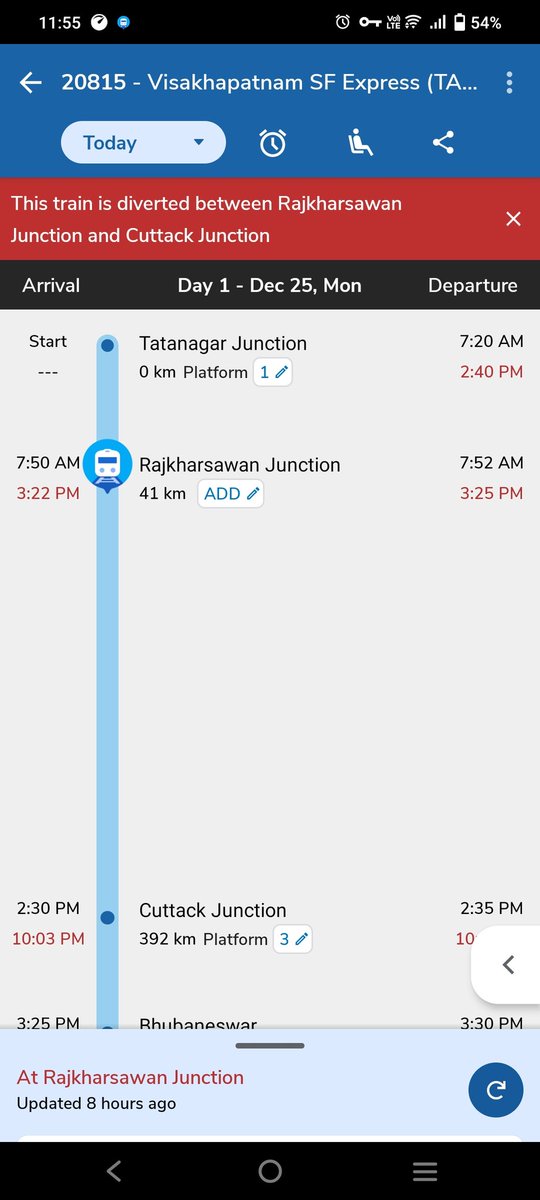 sambit4ever's tweet photo. The Great Indian Train....kindly update the train timing .....@AshwiniVaishnaw @EastCoastRail @RailMinIndia https://t.co/ipW0v0Fdpm