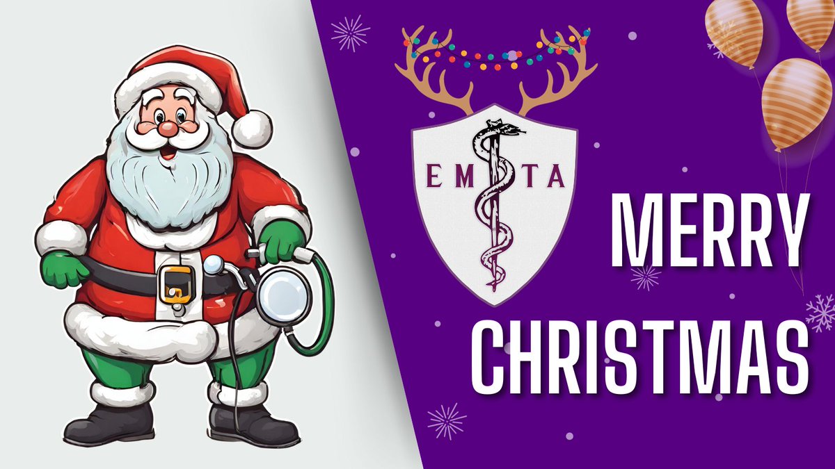 EMTAcommittee's tweet image. Wishing everyone a very Merry Christmas🎄 We hope that festive period has been filled with much needed rest. 

Thank you to all those working during the holidays 🫂#TeamED🌟

@EMTAevents 
@RCollEM
