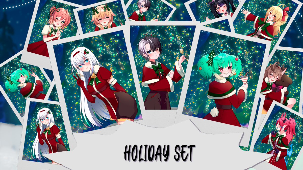 ChromaSHIFT_FTW's tweet photo. Happy Holidays idol fans! 

Head on over to the idol shop to grab yourself all of our brand new holiday goods including six voice experiences from some of your favorite idol talents, a digital and physical poster, and 12 unique photo cards for you to collect, including some fun bonusses if you grab the whole set! 

All digital goods are available for same day download! Holiday merchandise goes off sale January 14th!

https://t.co/3xxCFtn8HU