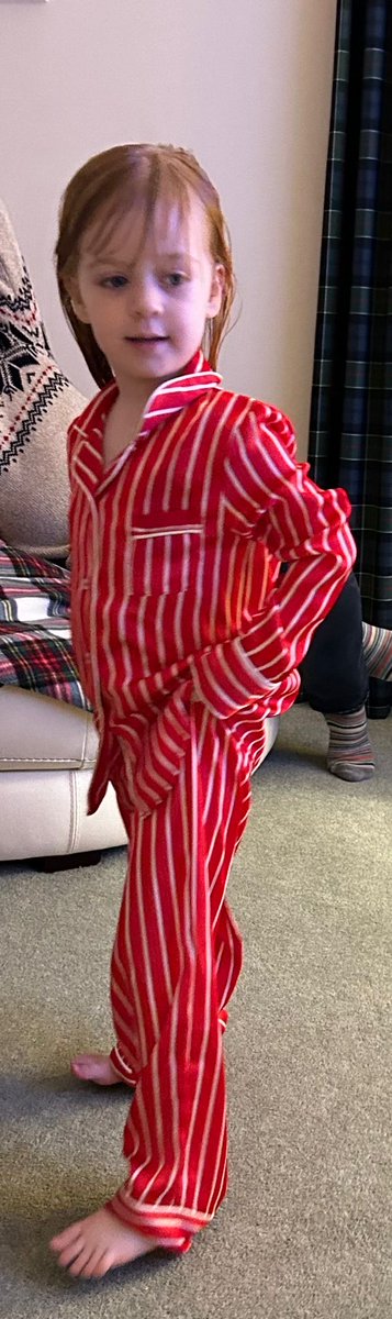 Christmas PJs, think they will do next year too.