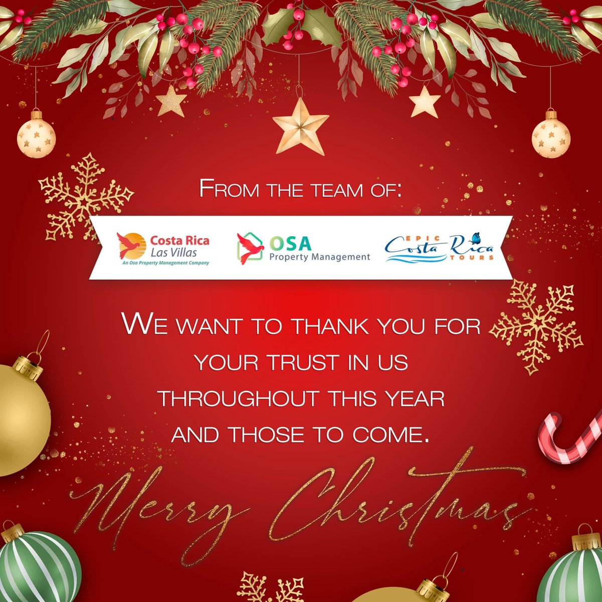 Merry Christmas 
Feliz Navidad