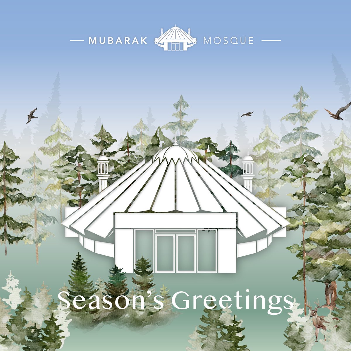 Our warmest season’s greetings to you and your families from all of us at Mubarak Mosque.

Sending peace and joy for 2024.

#NewYear #NewYear2024