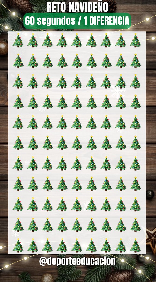 RETO NAVIDEÑO 🎄

Encuentras la diferencia??🙄😅