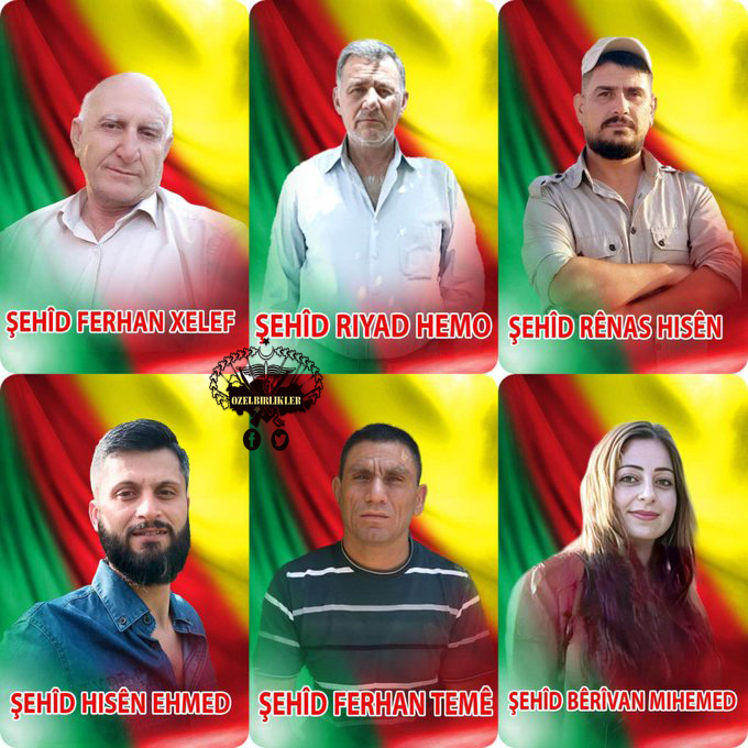 Kamışlı'da etkisiz hale getirilen teröristlerden bazıları.