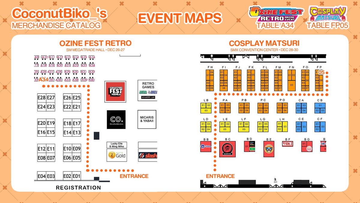 Last stretch before the end of 2023! I'll be at #CosplayMatsuri and #OzineFest this week.

 Ozine Fest Retro 
⭐️ SM Megatrade Hall
⭐️ Dec 26-27
⭐️ Table A34

Cosplay Matsuri
⭐️ SMX Convention Center
⭐️ Dec 28-30
⭐️Table FP05

#FanFairAtCosplayMatsuri2023 #OzineRetro