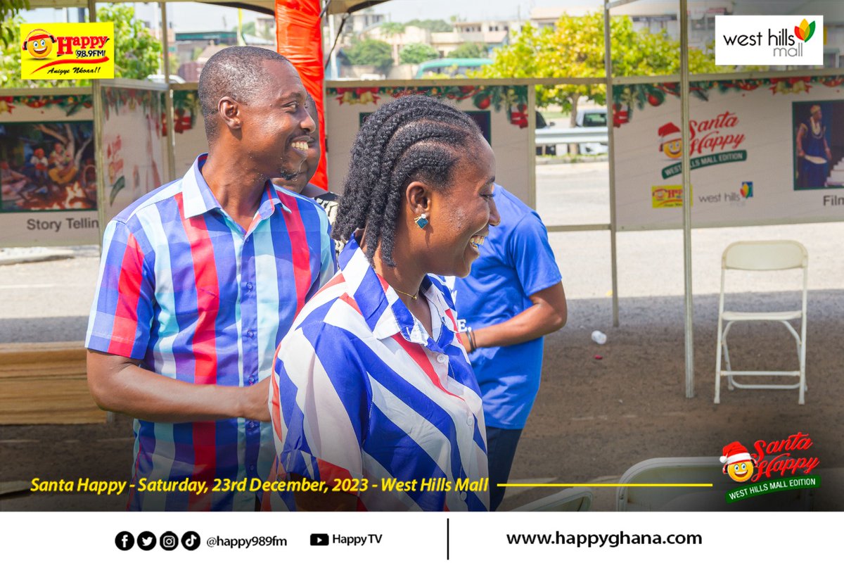 HAPPY989FM's tweet photo. ...About last Saturday! #SantaHappy at #WestHillsMall.
Parents were not left out of the fun.π
#MerryChristmas
#HappyNewYear
#HappyGhana https://t.co/wjJJjnGCm9
