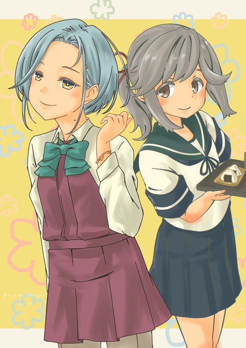 「multiple girls onigiri」 illustration images(Latest)